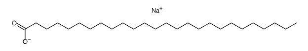 hexacosanoic acid sodium salt Structure