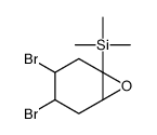 (3,4-dibromo-7-oxabicyclo[4.1.0]heptan-6-yl)-trimethylsilane结构式