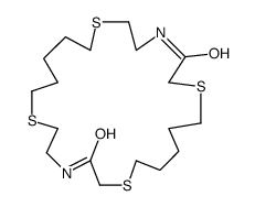 1,7,13,19-tetrathia-4,16-diazacyclotetracosane-3,17-dione Structure