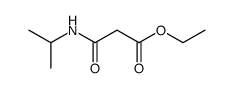 ethyl 3-isopropylamino-3-oxopropanoate结构式