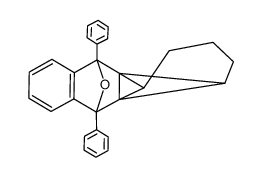 1,9-Diphenyl-12-oxabenzo[j]pentacyclo[7.2.1.02,7.02,8.03,8]dodec-10-en结构式