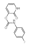 (2-oxo-1H-pyridin-3-yl) N-(4-fluorophenyl)carbamate structure