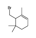 6-(bromomethyl)-1,5,5-trimethylcyclohexene structure