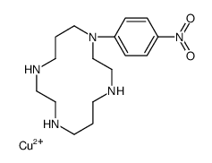 copper,1-(4-nitrophenyl)-1,4,8,11-tetrazacyclotetradecane结构式