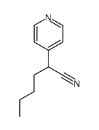 2-pyridin-4-yl-hexanenitrile Structure