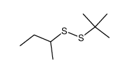 1-(sec-butyl)-2-(tert-butyl)disulfane Structure