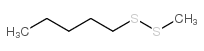 methyl pentyl disulphide Structure