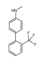 N-methyl-2'-(trifluoromethyl)-[1,1'-biphenyl]-4-amine结构式