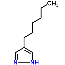 4-Hexyl-1H-pyrazole Structure