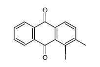 1-iodo-2-methylanthraquinone结构式