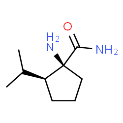 Cyclopentanecarboxamide, 1-amino-2-(1-methylethyl)-, (1S,2S)- (9CI) structure