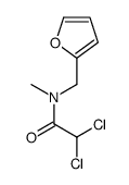 2,2-Dichloro-N-(2-furanylmethyl)-N-methylacetamide Structure