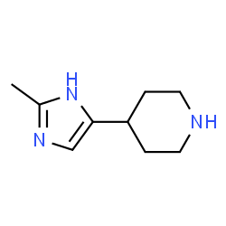 Piperidine,4-(2-methyl-1H-imidazol-4-yl)- (9CI)结构式