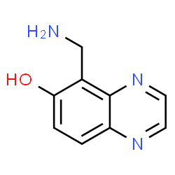 6-Quinoxalinol,5-(aminomethyl)- structure