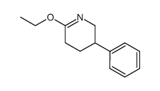 Pyridine, 6-ethoxy-2,3,4,5-tetrahydro-3-phenyl- (9CI) Structure