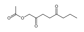 1-Acetoxy-6-methyl-2,5-heptadinon结构式