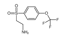 2-[4-(trifluoromethoxy)phenyl]sulfonylethanamine Structure