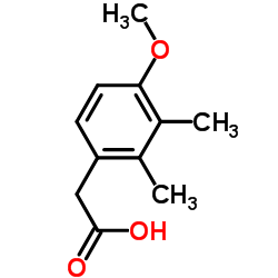 (4-Methoxy-2,3-dimethylphenyl)acetic acid Structure