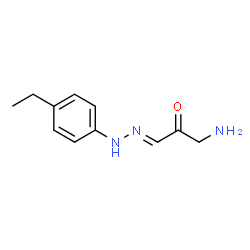 Propanal, 3-amino-2-oxo-, 1-[(4-ethylphenyl)hydrazone] (9CI)结构式