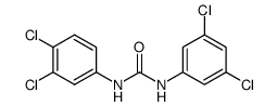 N-(3,4-dichloro-phenyl)-N'-(3,5-dichloro-phenyl)-urea Structure