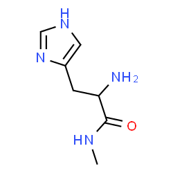 1H-Imidazole-4-propanamide,-alpha--amino-N-methyl- (9CI)结构式