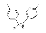 2-chloro-2,3-di-p-tolyl-2H-azirine Structure
