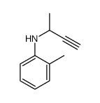 N-but-3-yn-2-yl-2-methylaniline Structure