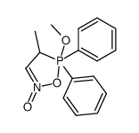 5-methoxy-4-methyl-5,5-diphenyl-Δ2-1,2,5λ5-oxazaphospholine 2-oxide Structure