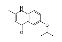 4-Quinolinol,2-methyl-6-(1-methylethoxy)-(9CI)结构式