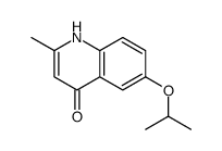 4-Quinolinol,2-methyl-6-(1-methylethoxy)-(9CI) structure