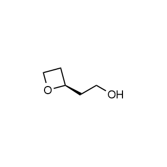 (R)-2-(氧杂环丁烷-2-基)乙醇结构式