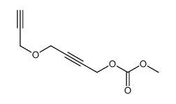 methyl 4-prop-2-ynoxybut-2-ynyl carbonate Structure