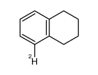 5-deuterio-1,2,3,4-tetrahydro-naphthalene结构式