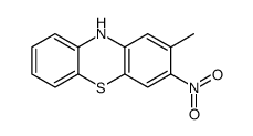 2-methyl-3-nitro-10H-phenothiazine结构式