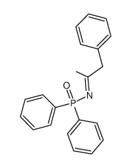 P,P-diphenyl-N-(1-phenylpropan-2-ylidene)phosphinic amide Structure