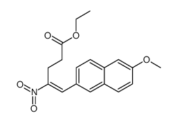 ethyl 5-(6-methoxynaphthalen-2-yl)-4-nitropent-4-enoate Structure
