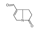 1H-Pyrrolizine-7-carboxaldehyde, 2,3,5,7a-tetrahydro-3-oxo- (9CI) Structure