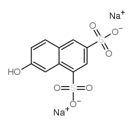 disodium 7-hydroxynaphthalene-1,3-disulphonate structure