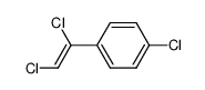 cis-1,2-Dichlor-2-[4-chlor-phenyl]-aethylen结构式