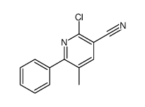 2-chloro-5-methyl-6-phenylpyridine-3-carbonitrile Structure