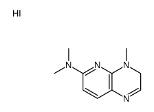 N,N,4-trimethyl-3H-pyrido[2,3-b]pyrazin-5-ium-6-amine,iodide Structure