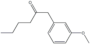 1-(3-METHOXYPHENYL)HEXAN-2-ONE结构式