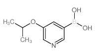 (5-Isopropoxypyridin-3-yl)boronic acid structure