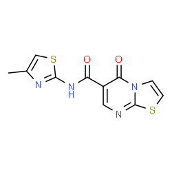 N-(4-methylthiazol-2-yl)-5-oxo-5H-thiazolo[3,2-a]pyrimidine-6-carboxamide Structure