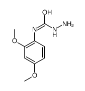 1-amino-3-(2,4-dimethoxyphenyl)urea结构式