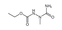 3-carbamoyl-3-methyl-carbazic acid ethyl ester Structure