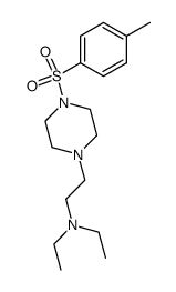 1-(2-diethylamino-ethyl)-4-(toluene-4-sulfonyl)-piperazine Structure