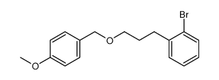 1-bromo-2-(3-((4-methoxybenzyl)oxy)propyl)benzene Structure