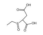 ethanesulfinyl-succinic acid Structure