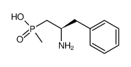 ((R)-2-Amino-3-phenyl-propyl)-methyl-phosphinic acid结构式